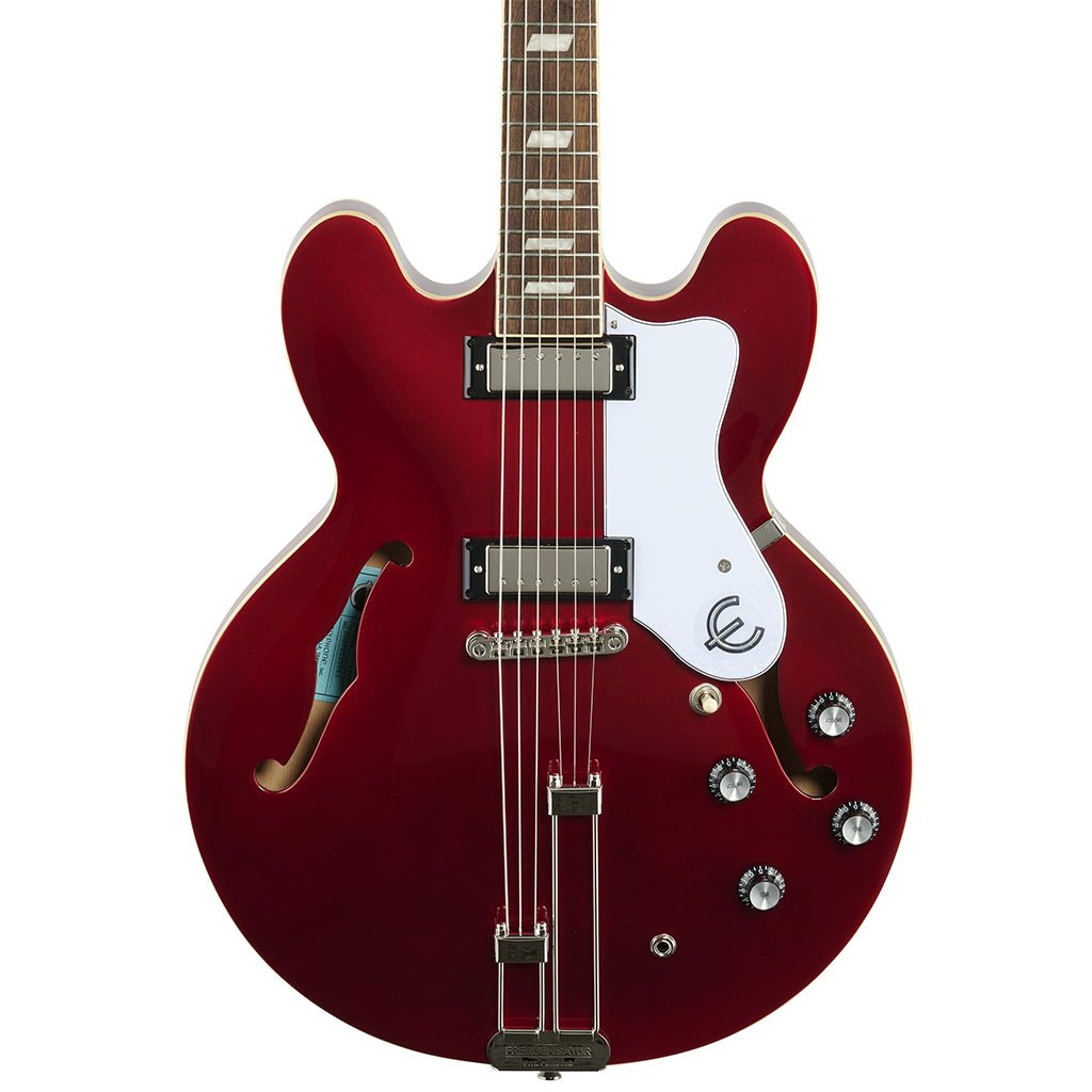 Epiphone Riviera Frequensator Rosewood Fingerboard Electric Guitar - Sparkling Burgundy Electric Guitars Sky Music
