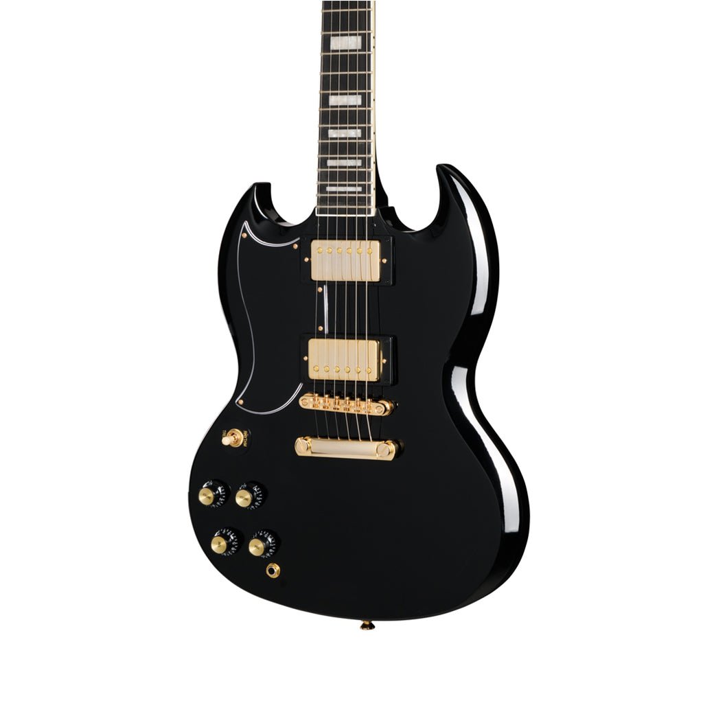 Epiphone SG Custom Left Handed with Premium Gig Bag - Ebony Electric Guitars Sky Music