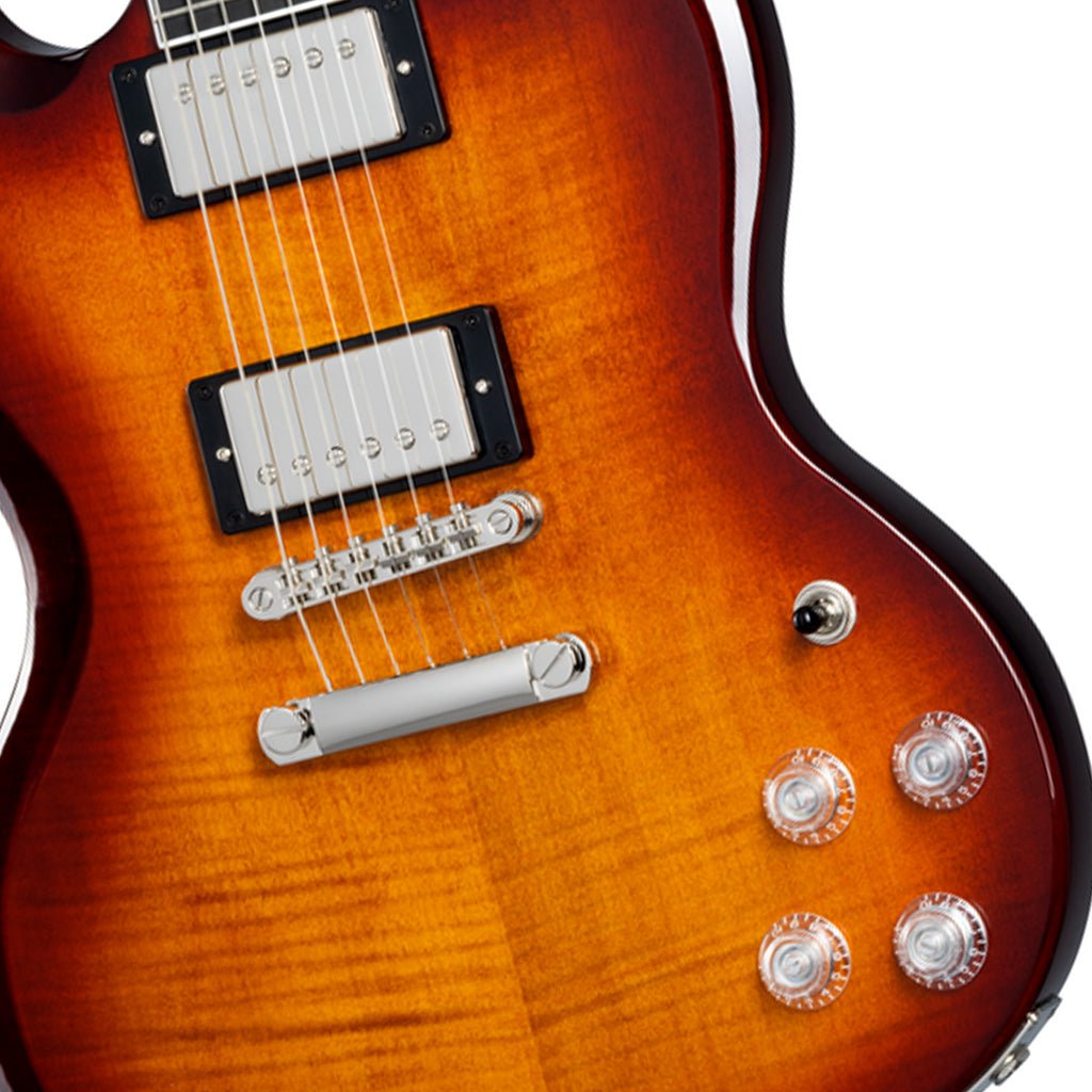 Epiphone SG Modern Figured in Mojave Burst Electric Guitars Sky Music