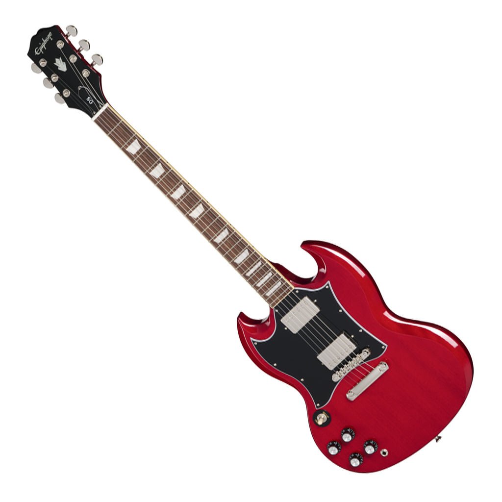 Epiphone SG Standard with Premium Gig Bag Left Handed - Cherry Electric Guitars Sky Music