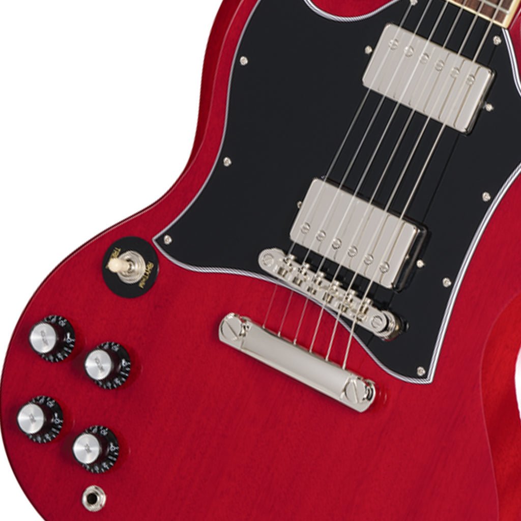 Epiphone SG Standard with Premium Gig Bag Left Handed - Cherry Electric Guitars Sky Music