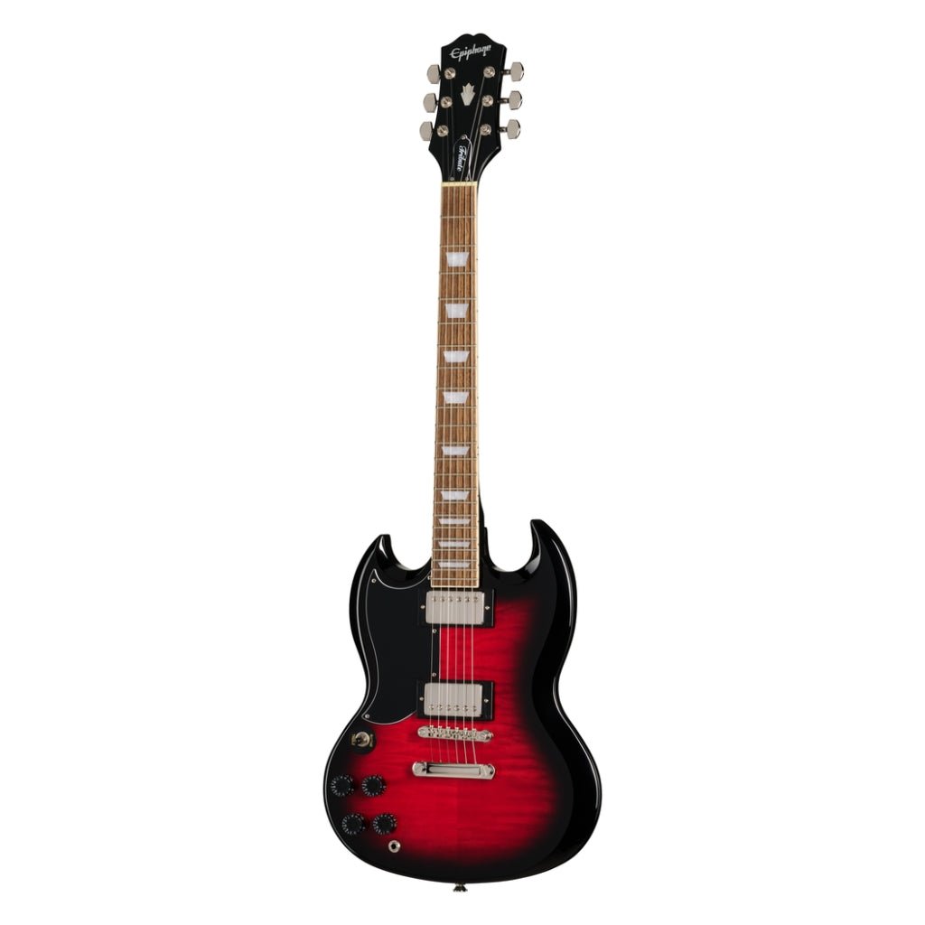 Epiphone SG Tribute Electric Guitar - Cherry Burst, Left Handed Electric Guitars Sky Music