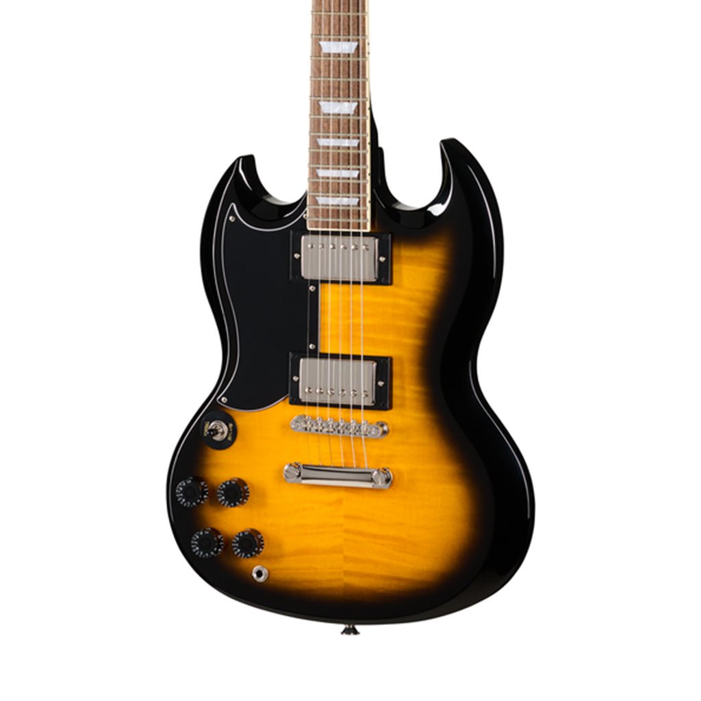 Epiphone SG Tribute Electric Guitar - Vintage Sunburst, Left Handed Electric Guitars Sky Music