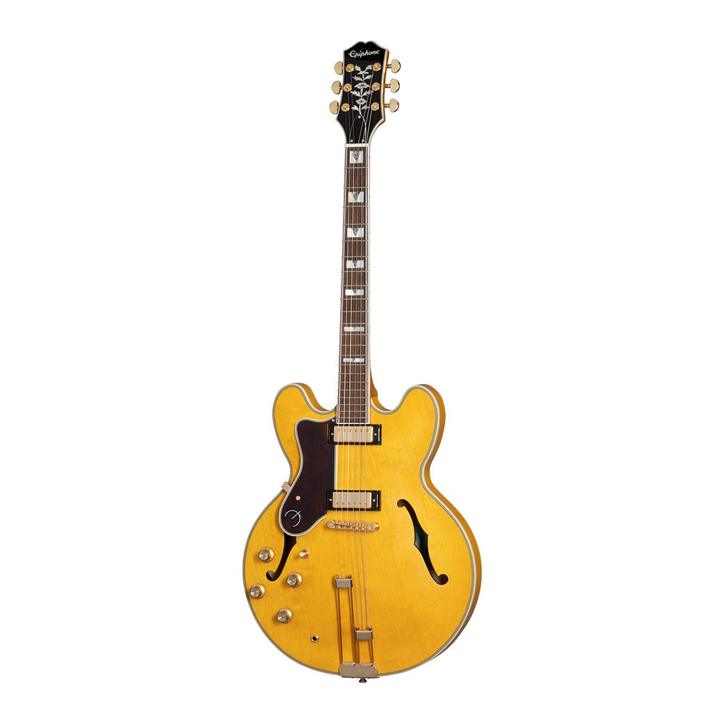 Epiphone Sheraton Frequensator Rosewood LH Semi-Hollow Electric Guitar - Natural Electric Guitars Sky Music