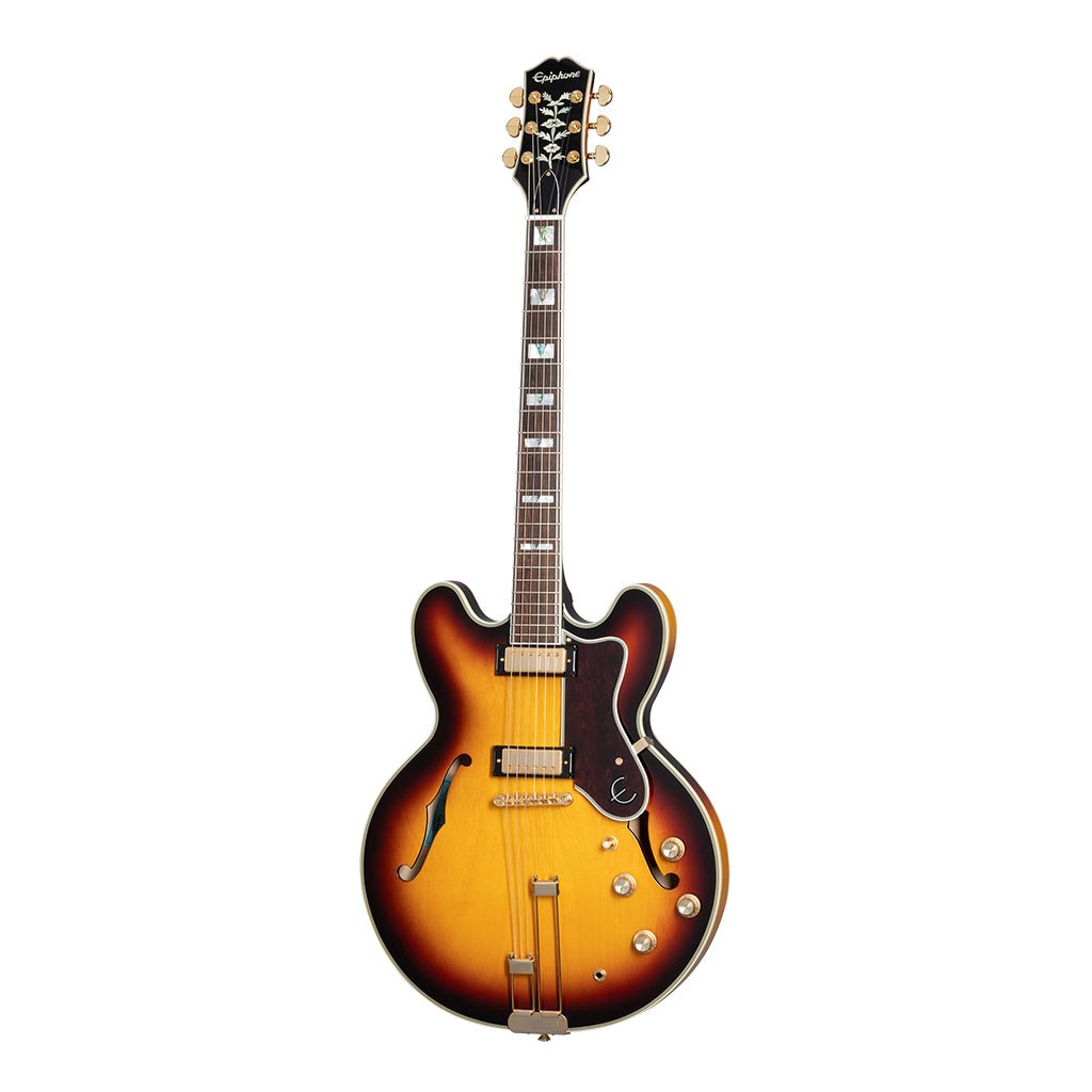 Epiphone Sheraton Frequensator Rosewood Semi-Hollow Electric Guitar - Vintage Sunburst Electric Guitars Sky Music