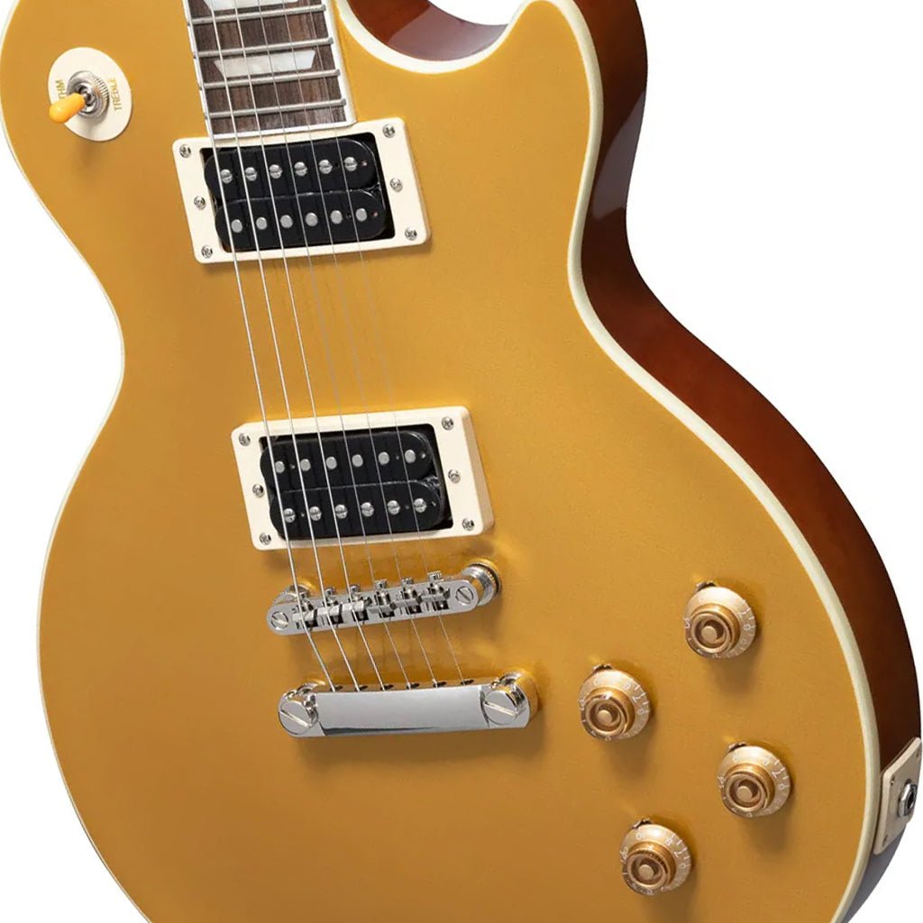 Epiphone Slash Signature Les Paul Electric Guitar w/Case - Metallic Gold Electric Guitars Sky Music