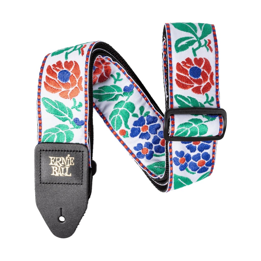 Ernie Ball Classic Jacquard Guitar Strap - Quilted Flora Guitar Straps Sky Music