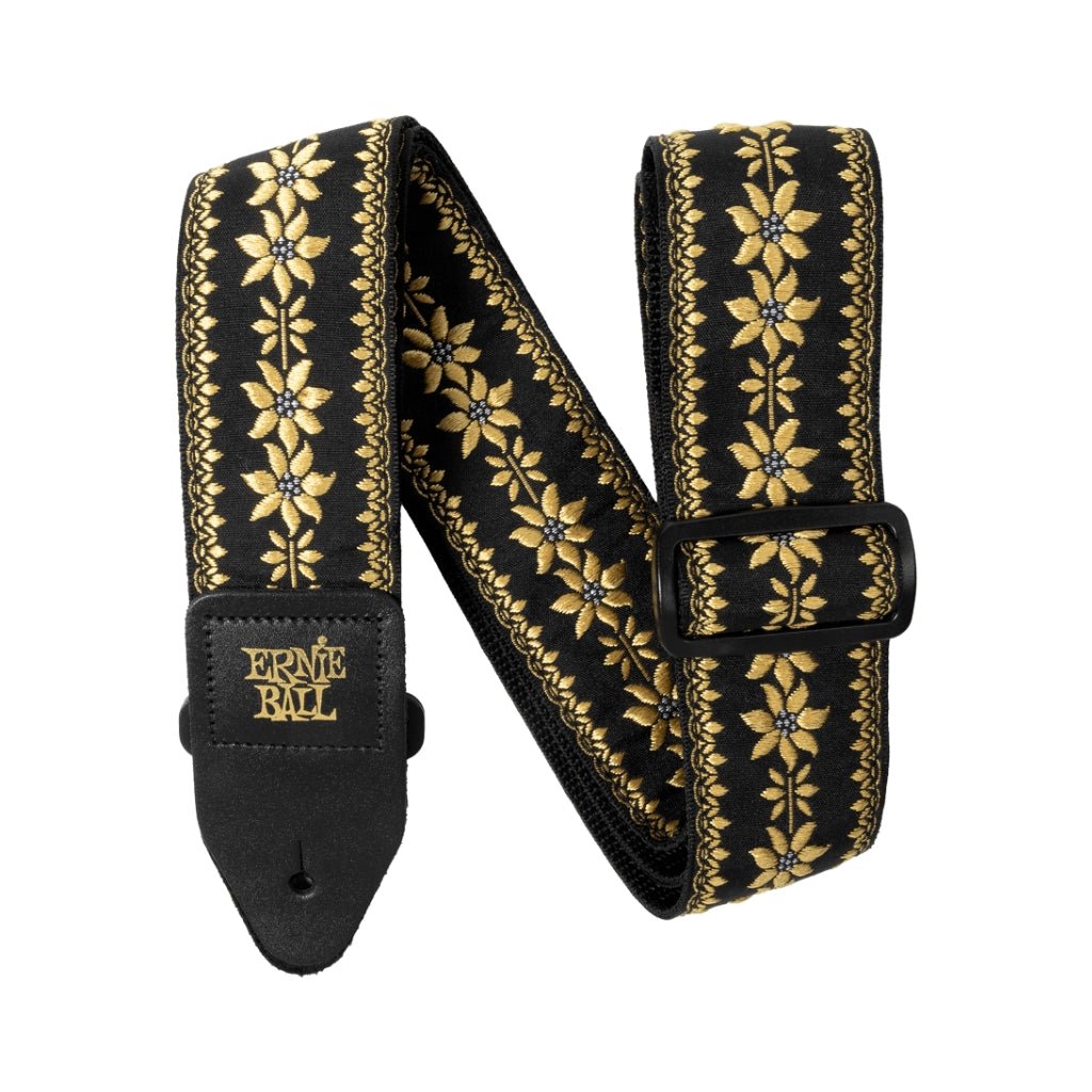 Ernie Ball Classic Jacquard Guitar Strap/Bass Strap - Flower Crown Guitar Straps Sky Music