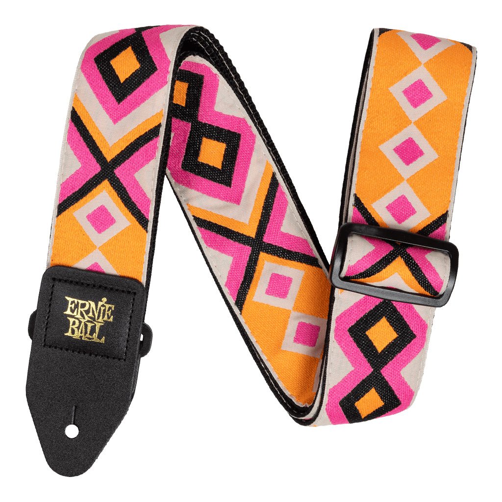 Ernie Ball Classic Jacquard Guitar/Bass Strap - Electric Diamond Guitar Straps Sky Music