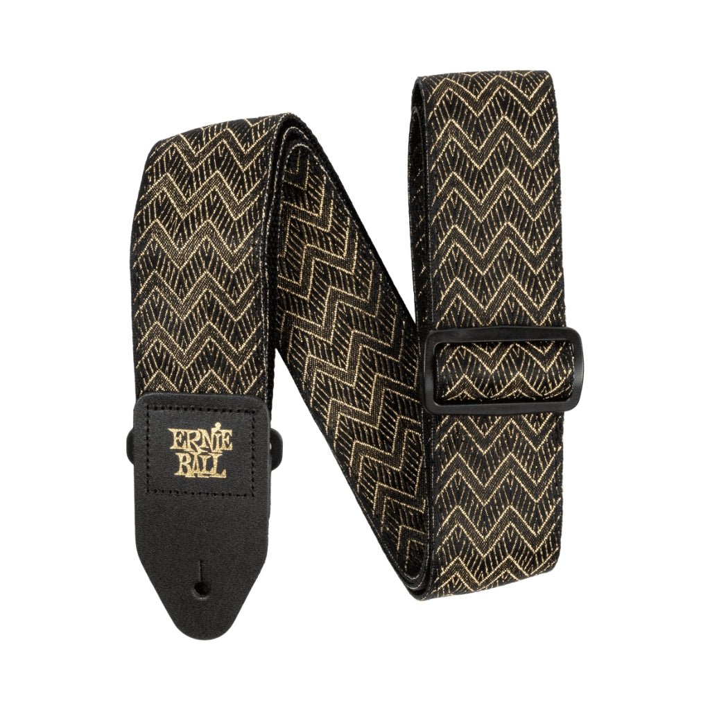 Ernie Ball Classic Jacquard Guitar/Bass Strap - Golden Waves Guitar Straps Sky Music