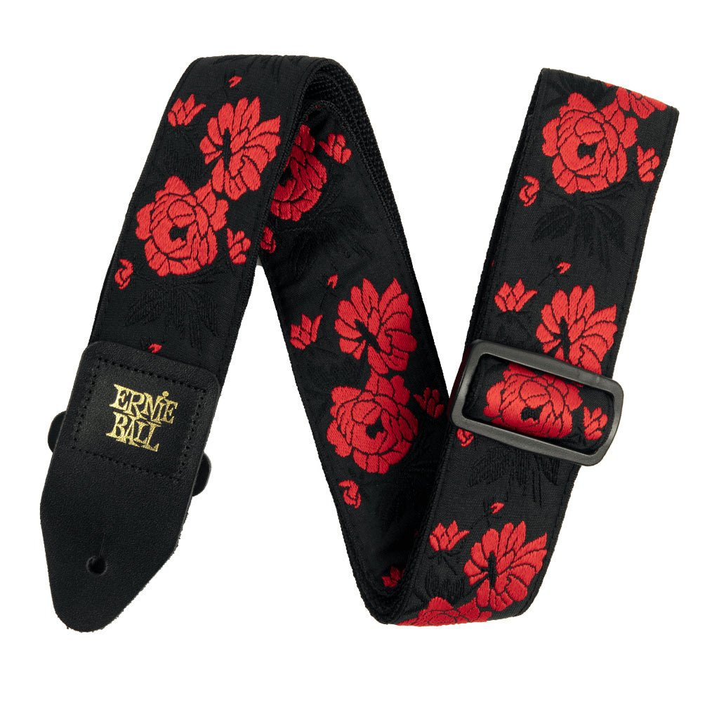 Ernie Ball Jacquard Guitar Strap - Tango Rose Guitar Straps Sky Music