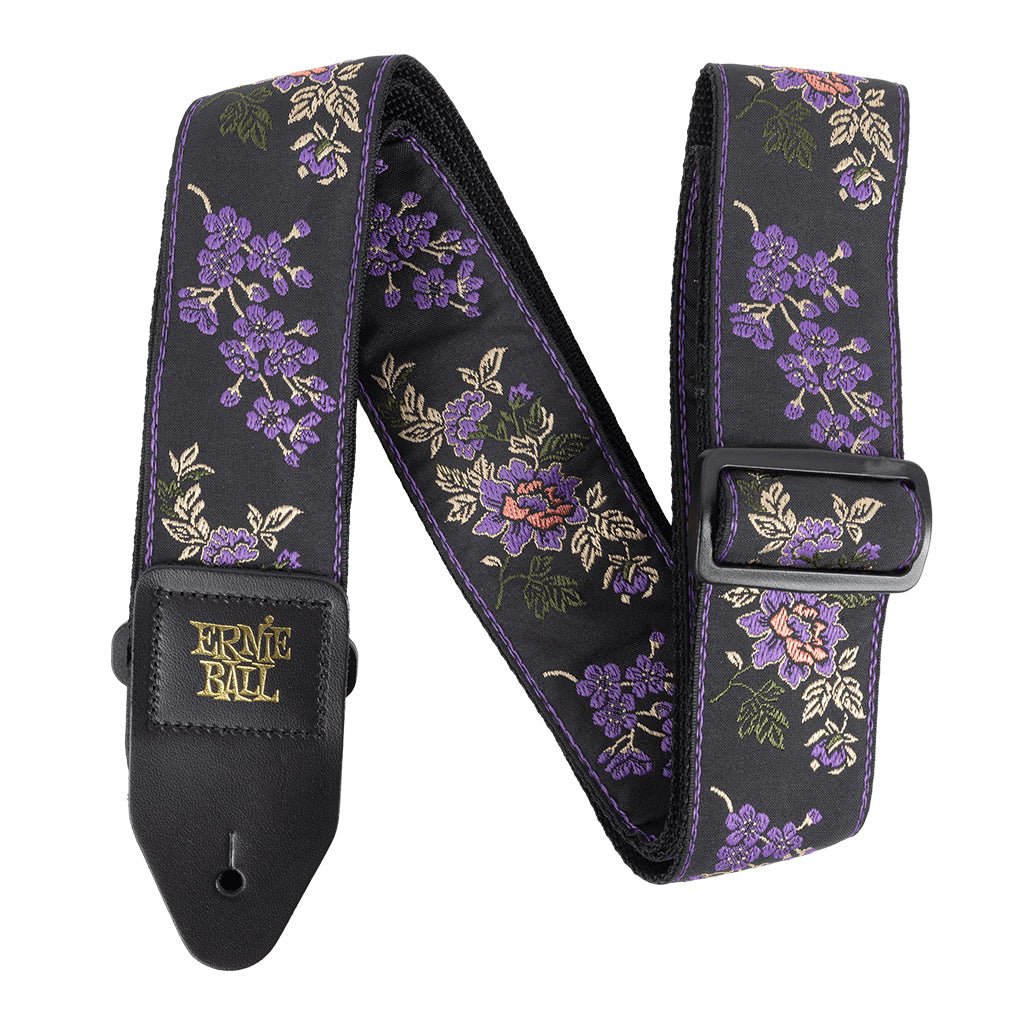 Ernie Ball Jacquard Strap - Lavander Blossom Guitar Straps Sky Music