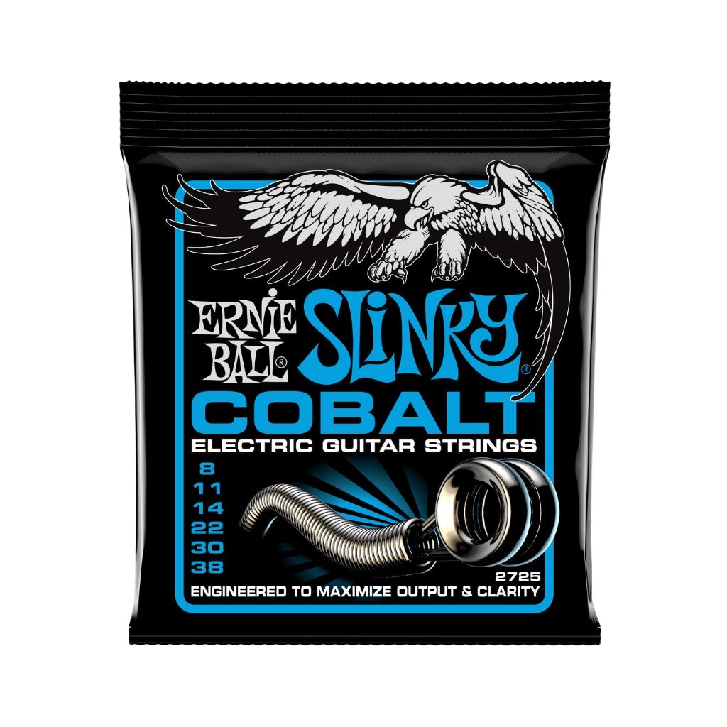Ernie Ball P02725 Cobalt Electric Guitar Strings Fretted Instrument Strings Sky Music