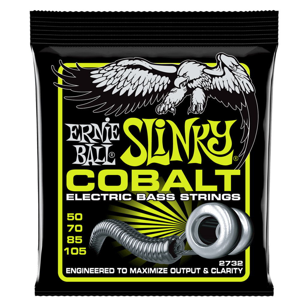 Ernie Ball Regular Slinky Cobalt Electric Bass Strings 50 105 Gauge