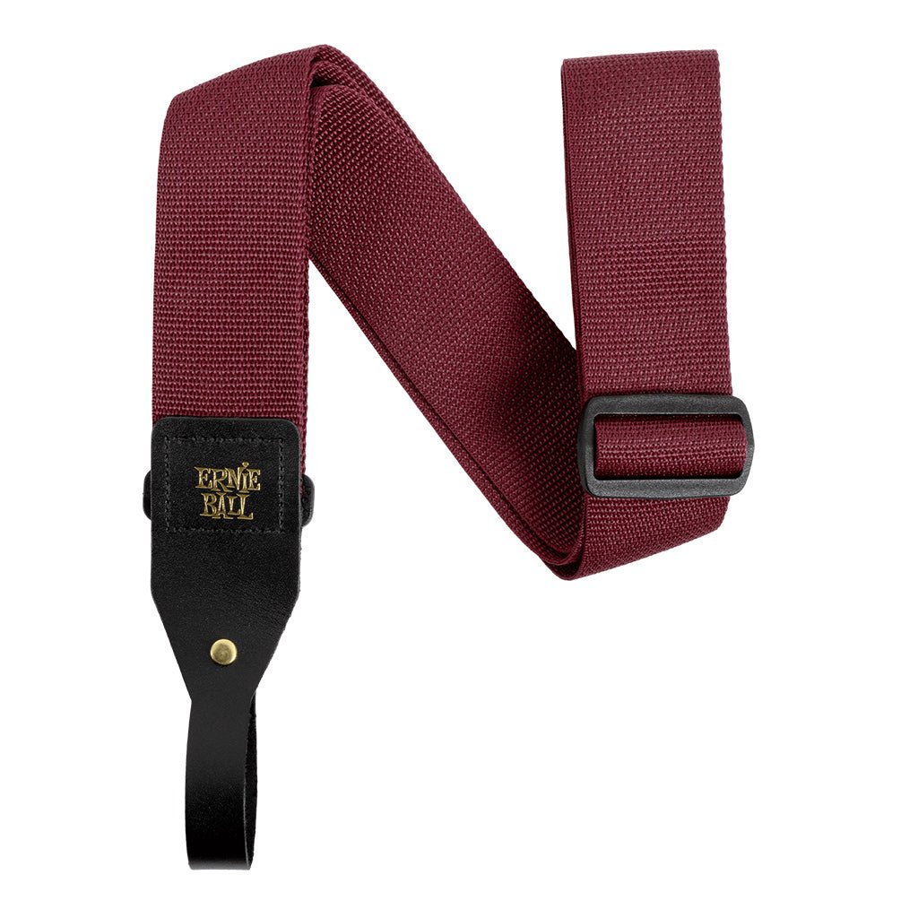 Ernie Ball Polypro Acoustic Guitar Strap - Burgundy Guitar Straps Sky Music