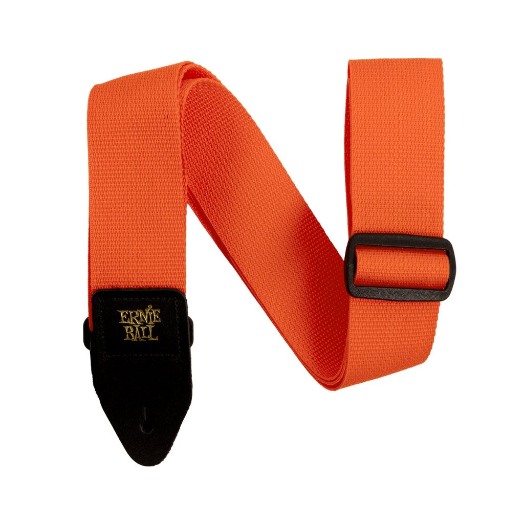 Ernie Ball Polypro Guitar Strap/Bass Strap - Orange and Black Guitar Straps Sky Music
