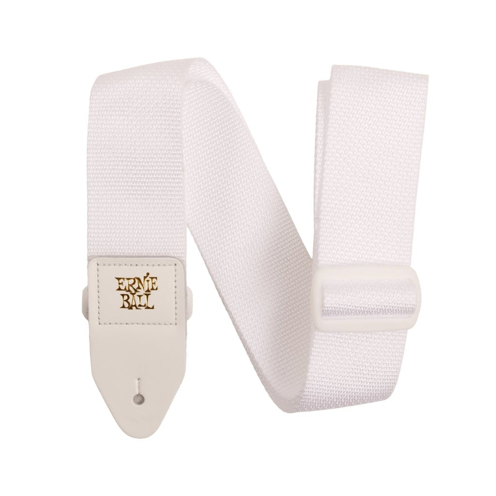Ernie Ball Polypro Guitar Strap/Bass Strap - White Guitar Straps Sky Music