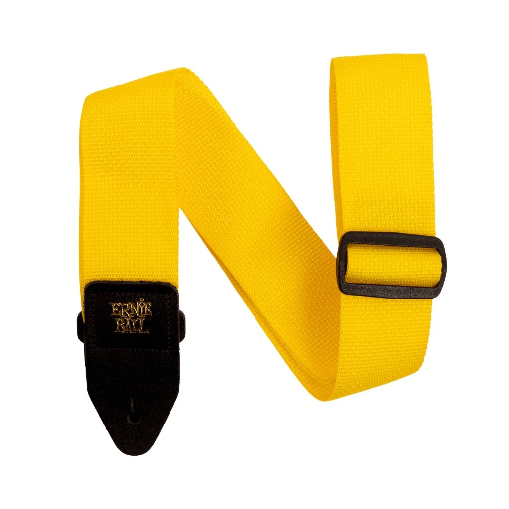 Ernie Ball Polypro Guitar Strap/Bass Strap - Yellow and Black Guitar Straps Sky Music