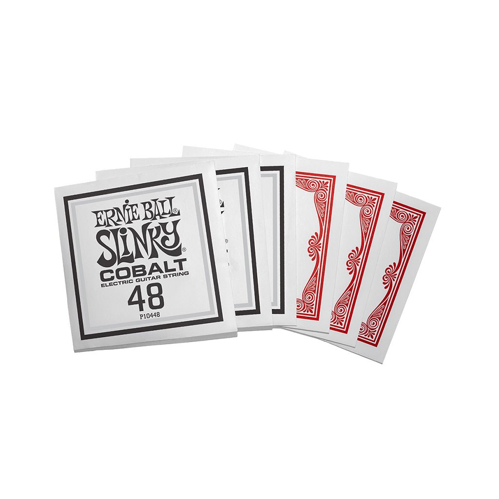 Ernie Ball Power Slinky Cobalt Electric Guitar Strings 11-48 Gauge Guitar Strings Sky Music