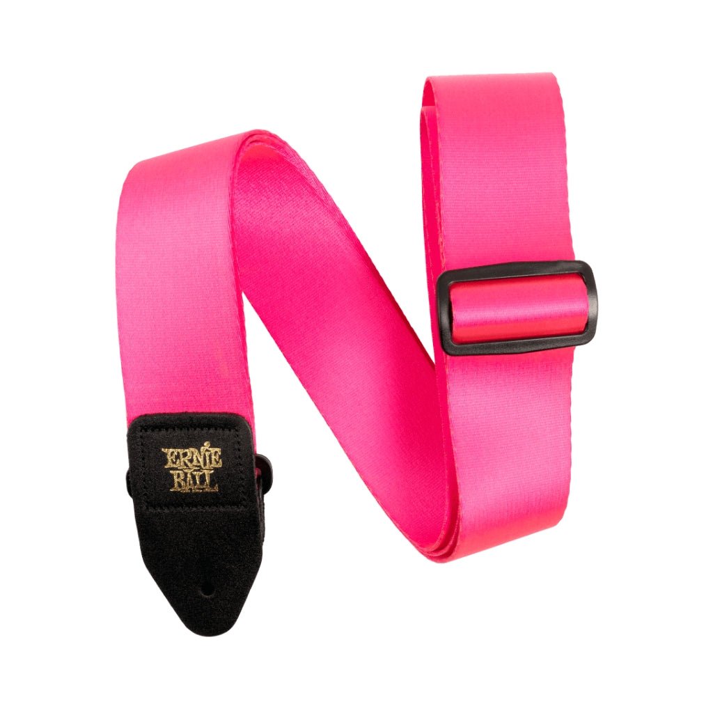 Ernie Ball Premium Guitar Strap/Bass Strap - Neon Pink Guitar Straps Sky Music