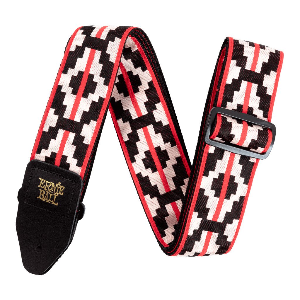 Ernie Ball Ristra Red Jacquard Strap Guitar Straps Sky Music
