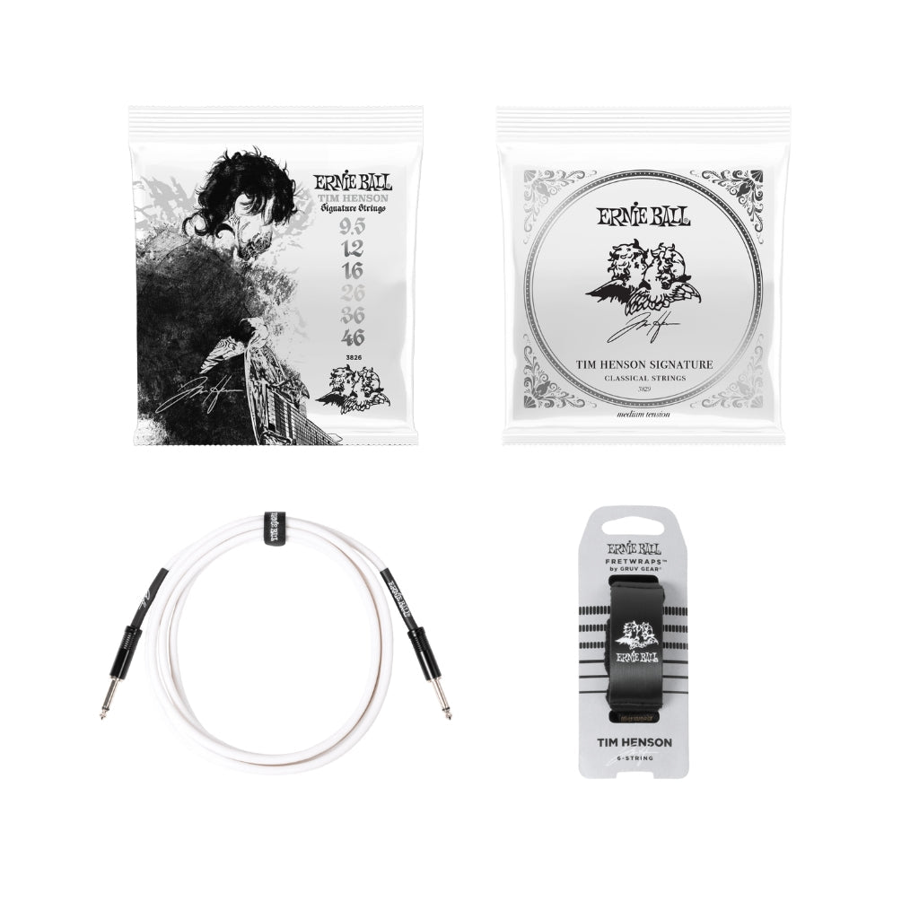 Ernie Ball Tim Henson Signature Bundle Kit Guitar Strings Sky Music