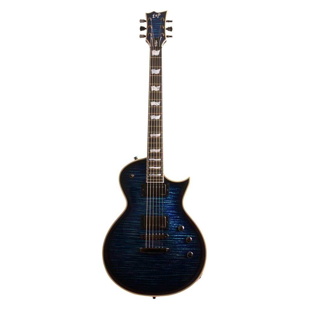 ESP Custom Shop Eclipse Electric Guitar - Blue Glitter Storm Electric Guitars Sky Music