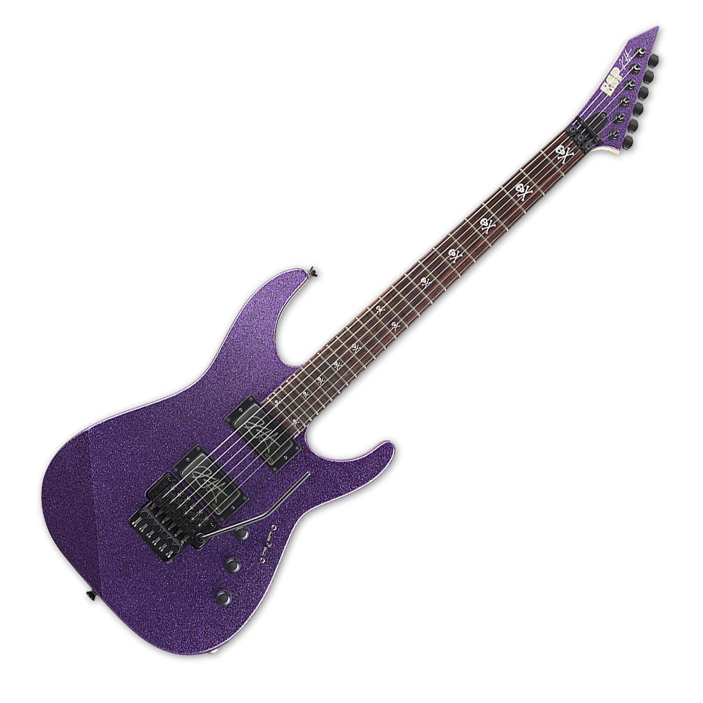 ESP Custom Shop KH-2 Kirk Hammett Signature Electric Guitar Purple Sparkle Electric Guitars Sky Music