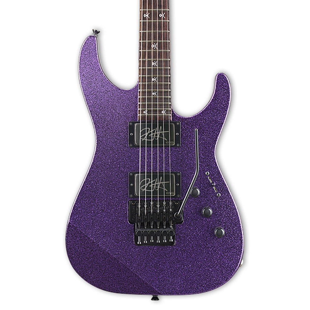 ESP Custom Shop KH-2 Kirk Hammett Signature Electric Guitar Purple Sparkle Electric Guitars Sky Music