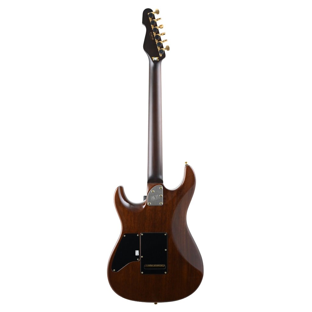 ESP Custom Shop Snapper CTM Electric Guitar - Blue Red Gradation Electric Guitars Sky Music