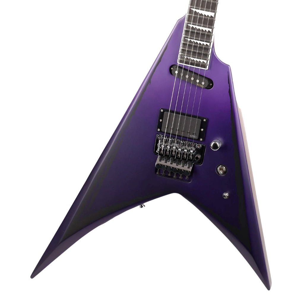 ESP E-II Alexi Ripped Electric Guitar - Purple Fade Satin Electric Guitars Sky Music