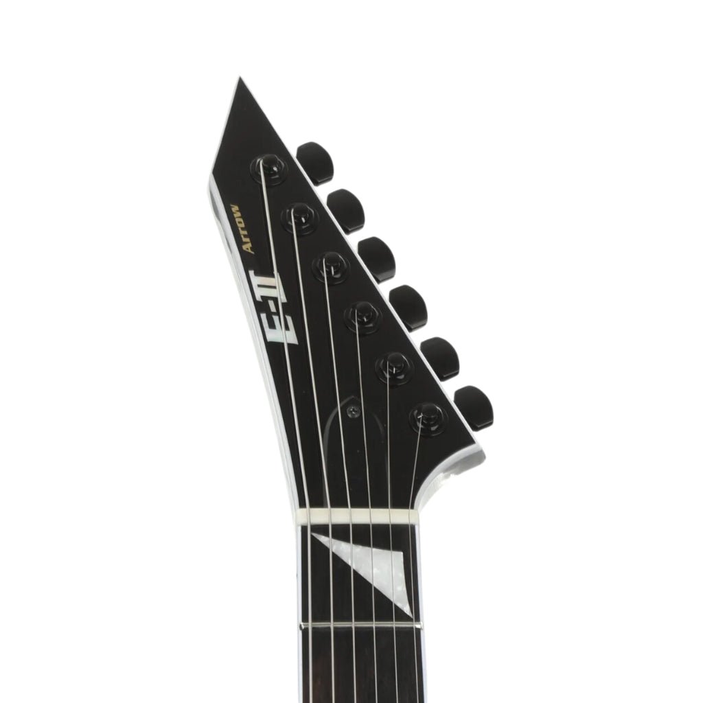 ESP E-II Arrow Neck Thru Electric Guitar - Black Silver Fade Electric Guitars Sky Music