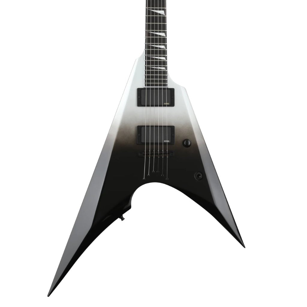 ESP E-II Arrow Neck Thru Electric Guitar - Black Silver Fade Electric Guitars Sky Music