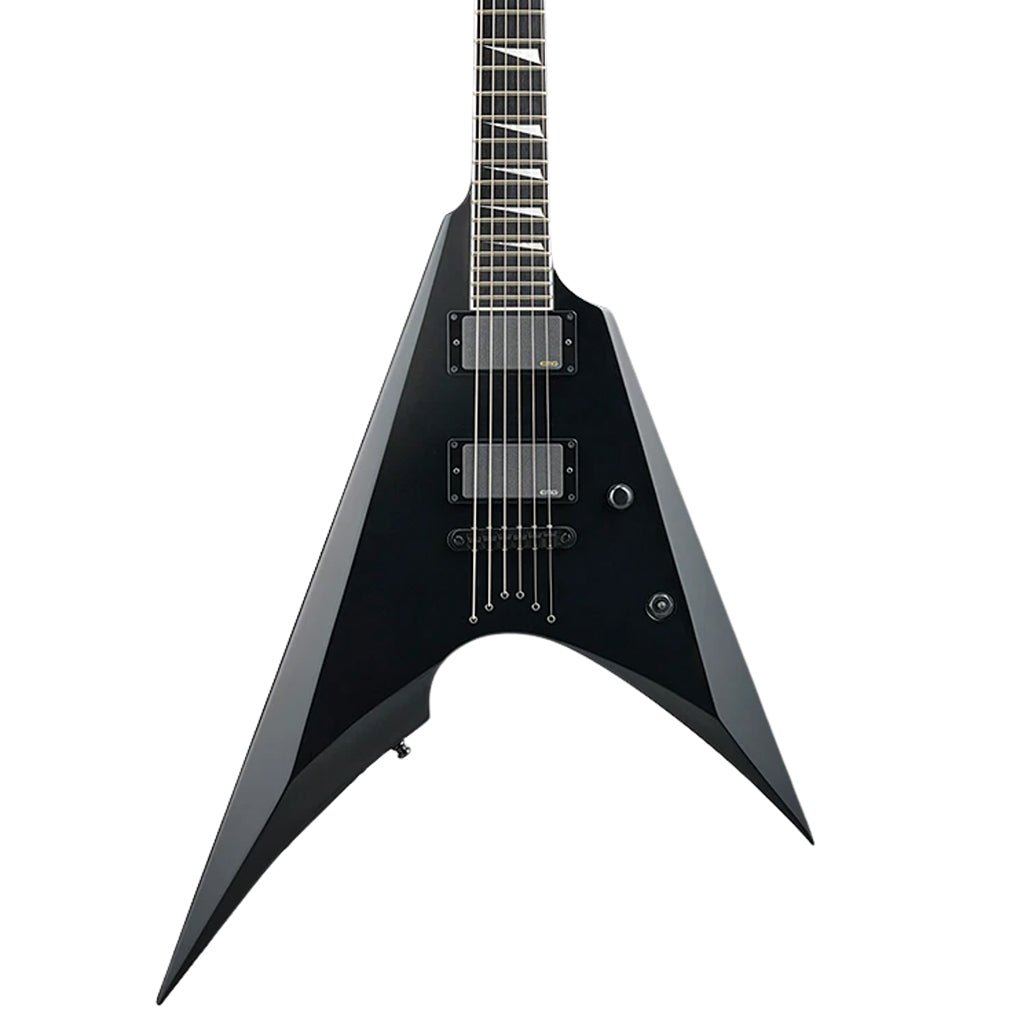 ESP E-II Arrow Neck Thru Electric Guitar w/Case - Black Electric Guitars Sky Music