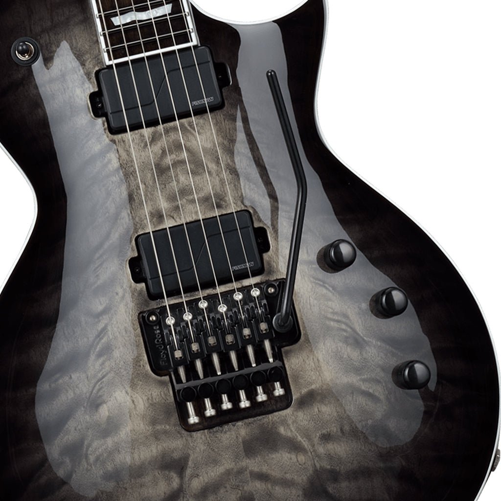 ESP E-II EC FR QM Charcoal Burst Electric Guitars Sky Music