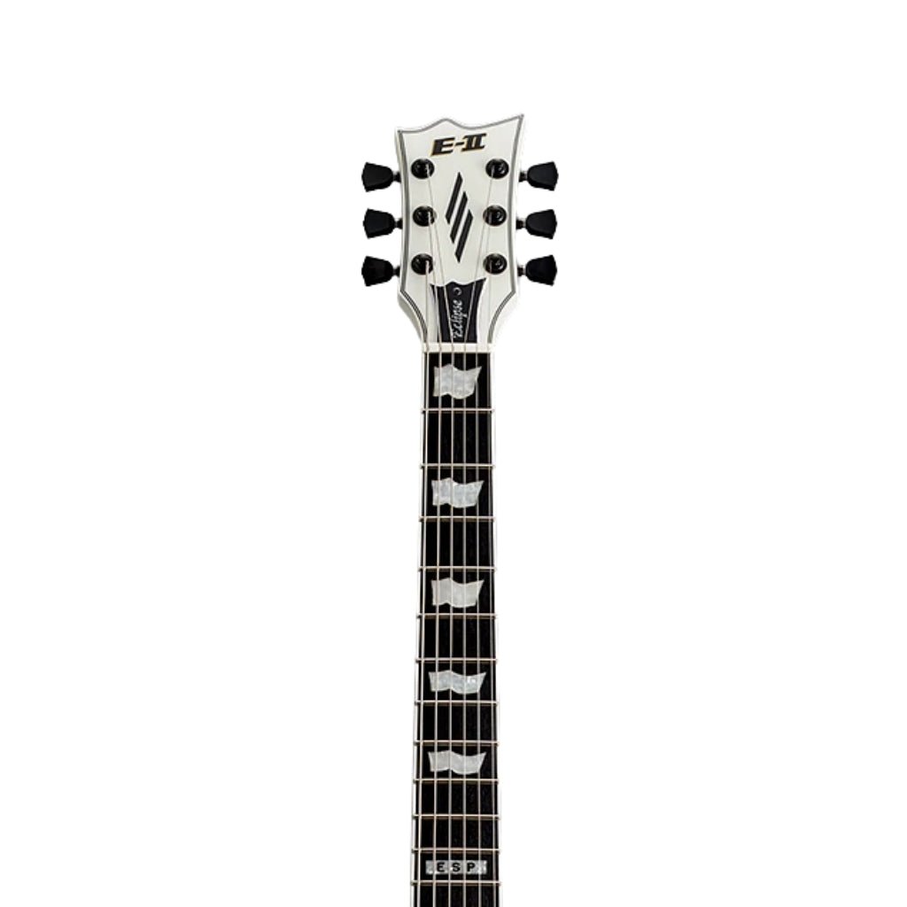 ESP E-II Eclipse Electric Guitar - Snow White Satin Electric Guitars Sky Music