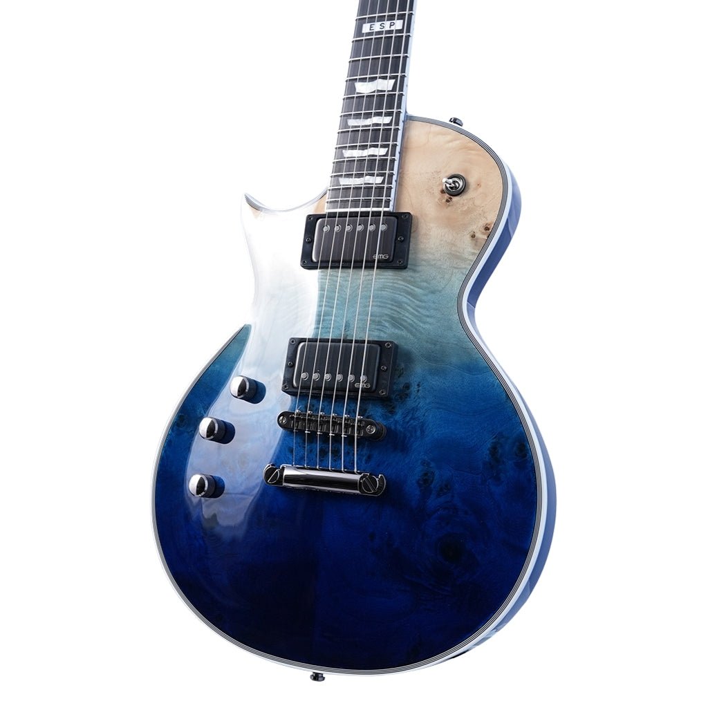 ESP E-II Eclipse Left Handed Electric Guitar - Blue Natural Fade Electric Guitars Sky Music