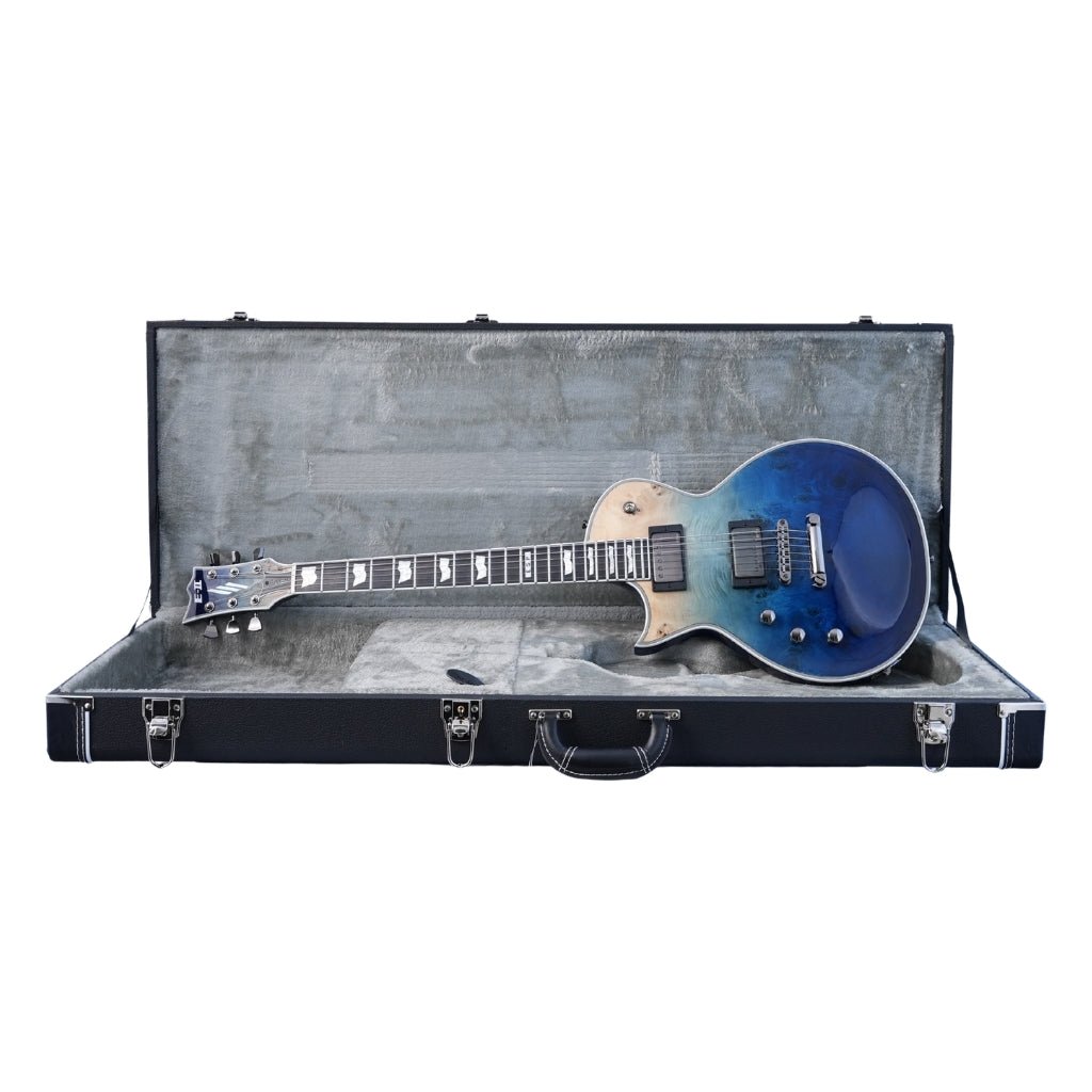 ESP E-II Eclipse Left Handed Electric Guitar - Blue Natural Fade Electric Guitars Sky Music