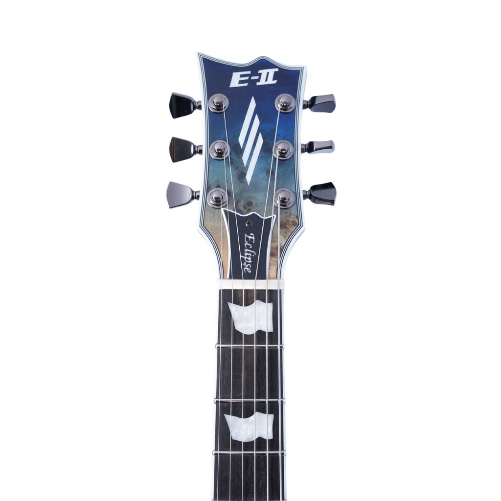 ESP E-II Eclipse Left Handed Electric Guitar - Blue Natural Fade Electric Guitars Sky Music