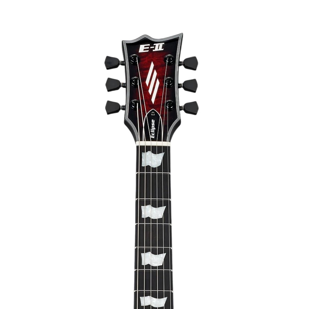 ESP E-II Eclipse QM Electric Guitar - See-thru Black Cherry Sunburst Electric Guitars Sky Music