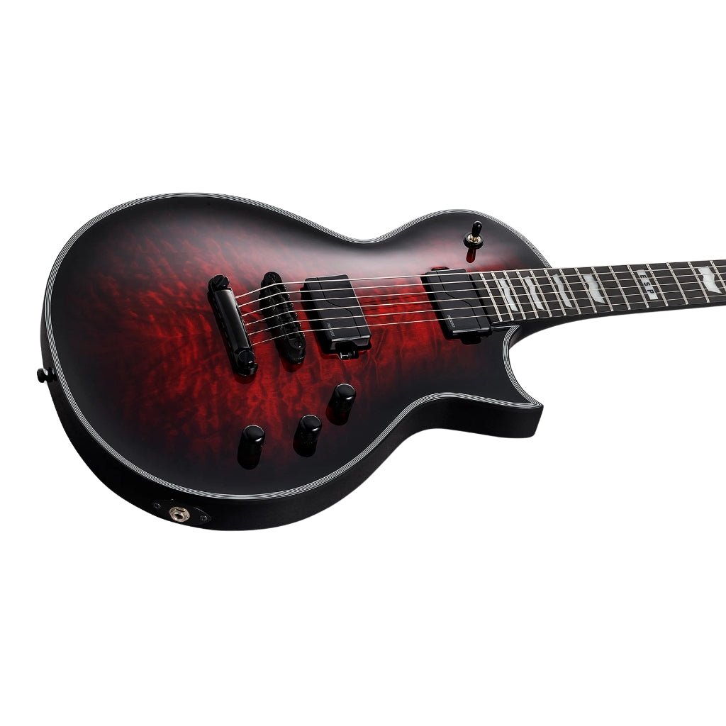 ESP E-II Eclipse QM Electric Guitar - See-thru Black Cherry Sunburst Electric Guitars Sky Music