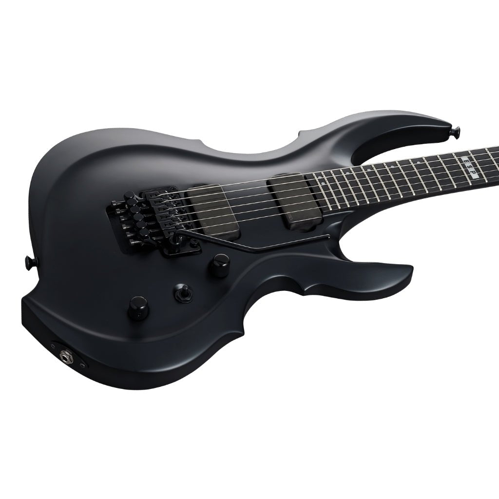 ESP E-II FRX Electric Guitar - Black Satin Electric Guitars Sky Music