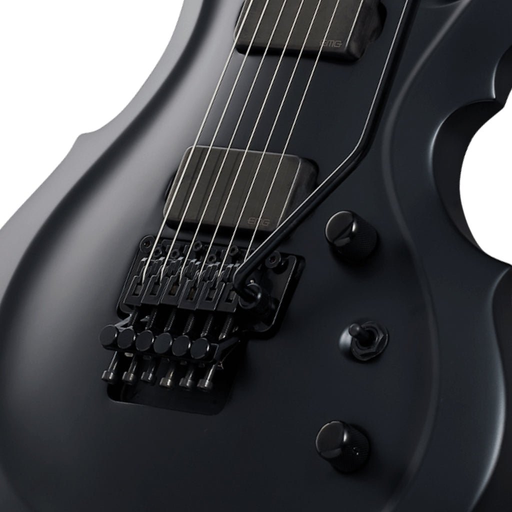 ESP E-II FRX Electric Guitar - Black Satin Electric Guitars Sky Music