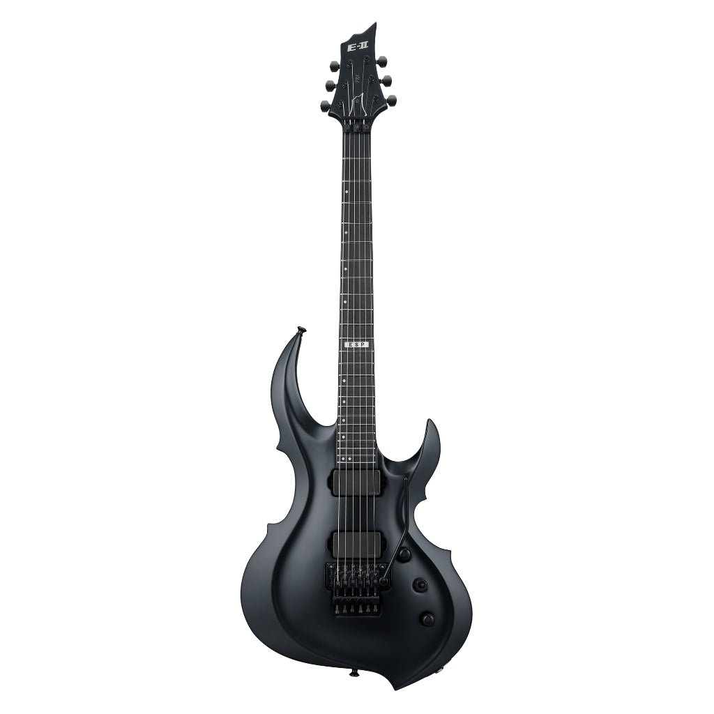 ESP E-II FRX Electric Guitar - Black Satin Electric Guitars Sky Music