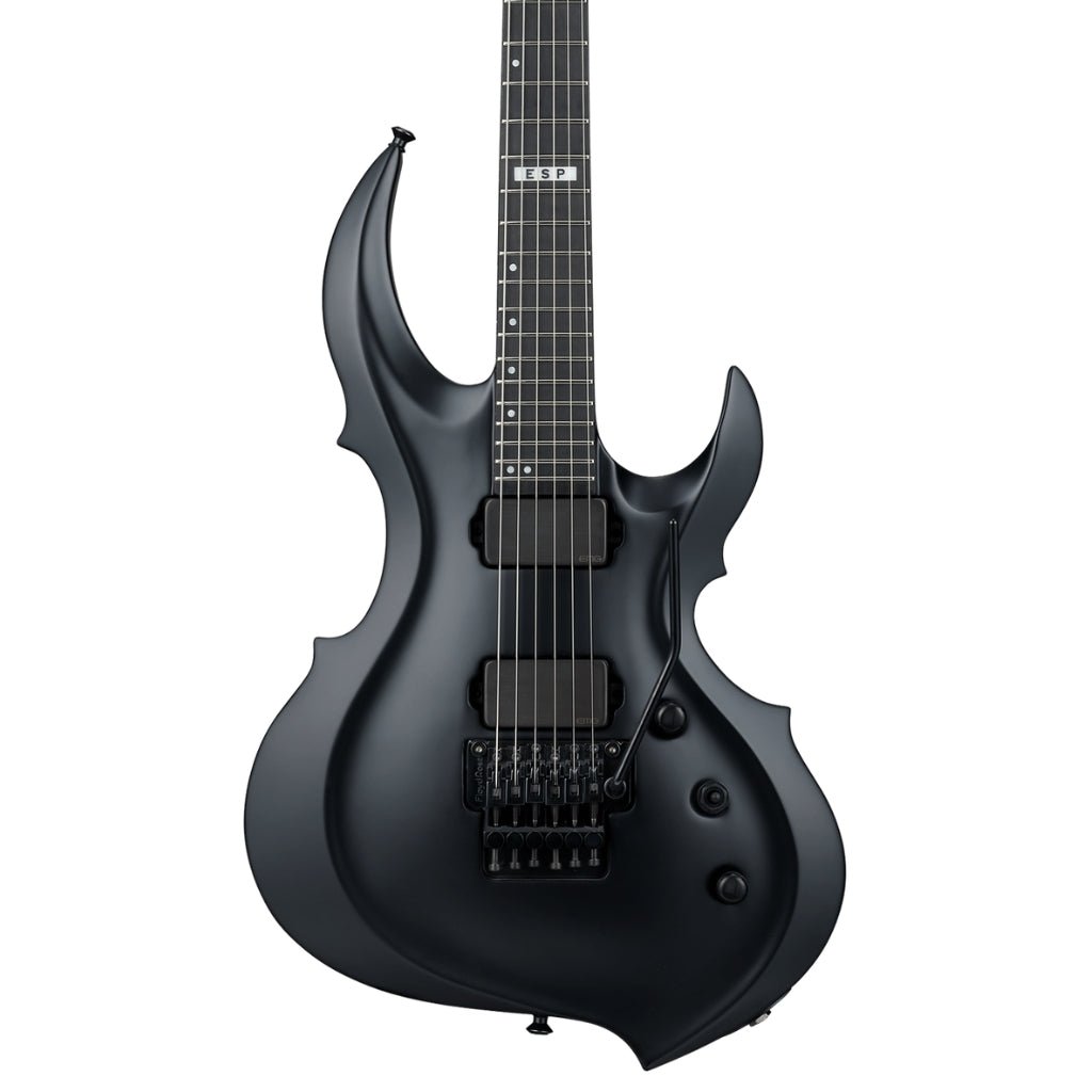 ESP E-II FRX Electric Guitar - Black Satin Electric Guitars Sky Music