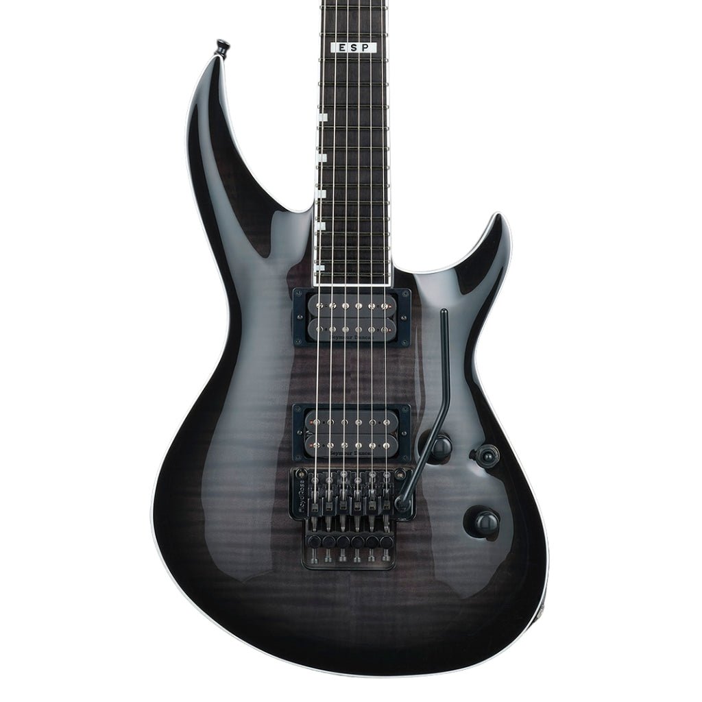 ESP E-II Horizon 3 Flame Maple - See Through Black Electric Guitars Sky Music