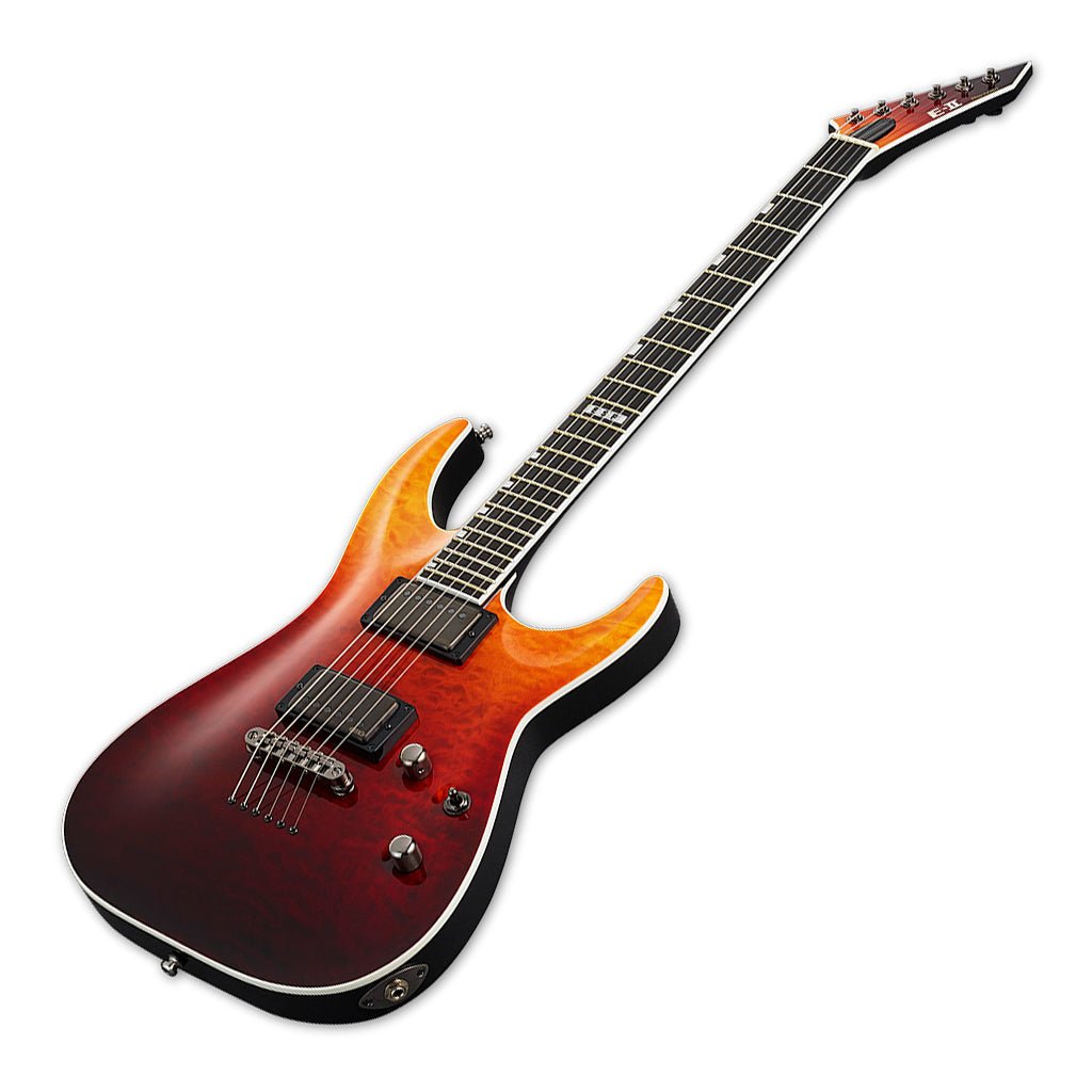 ESP E-II Horizon Electric Guitar - Tiger Eye Amber Fade Electric Guitars Sky Music