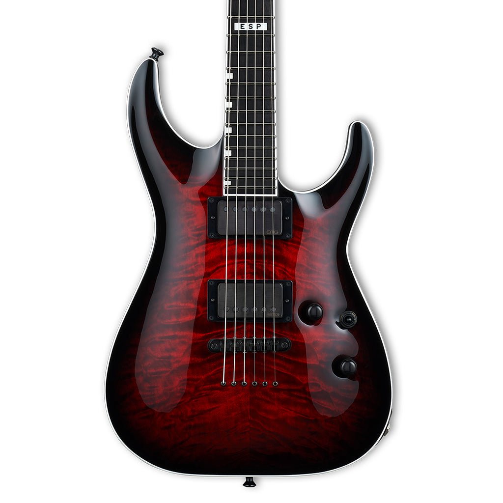 ESP E-II Horizon NT-II Electric Guitar Quilted Maple - See Thru Black Cherry Sunburst Electric Guitars Sky Music