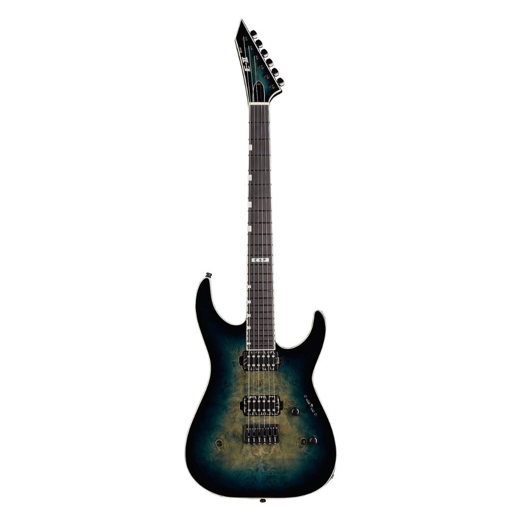 ESP E-II M-II HT Electric Guitar - Mercury Blue Burst Electric Guitars Sky Music