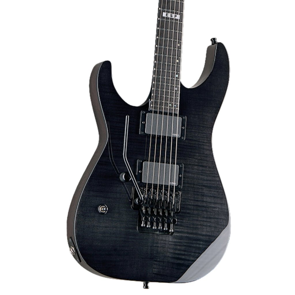 ESP E-II M-II Left Handed Electric Guitar - See Thru Black Electric Guitars Sky Music